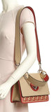 Kan I F Leather Satchel - Red or Black Trim