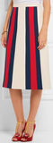 Web Stripe Midi Skirt | DESIGNER INSPIRED FASHIONS