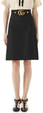 'GG' Logo Mini Skirt, Black