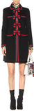 Grosgrain-Trimmed Wool Coat