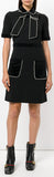 Black Pearl and Gem Embellished Dress