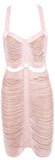Draped Strappy Summer Evening Dress | DESIGNER INSPIRED FASHIONS