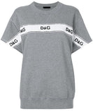 Sequinned Short-Sleeved Sweatshirt