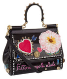 Small Leather Sicily Shoulder Bag