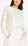 Sweater With Mini Crystals All Over