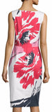 Sleeveless Macro-Floral-Print Sheath Dress, Multi Colors - DESIGNER INSPIRED FASHIONS