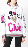 Patchwork Embroidered Hoodie