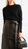 Crystal Embellished Sweater, Black