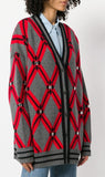 Crystal Embellished V-neck Cardigan