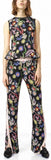 Crepe Top and Pant Set with Floral Print