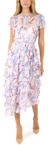 Corsage Flutter Dress