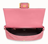 Baguette Large Leather Bag - Pink, White, Black | DESIGNER INSPIRED FASHIONS