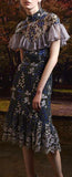 'Fresco' Embroidered Lace Dress