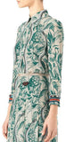 Snake Printed Silk Shirt - DESIGNER INSPIRED FASHIONS