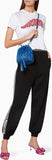Logo Band Sequin Stripe Track Pants