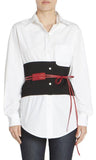 Two-Tone Corset Shirt