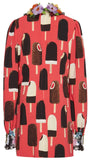 Embellished Ice Cream Charmeuse Dress