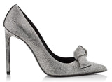 Embroidered Crystal Bow Pumps | DESIGNER INSPIRED FASHIONS