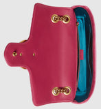 Blind for Love GG Marmont Embroidered Medium Bag