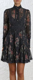 Floral Unbrided Tuck Dress