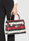 'Lilith' Snakeskin Top Handle Bag