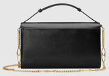 Zumi Smooth Leather Small Shoulder Bag - Black or White | DESIGNER INSPIRED FASHIONS