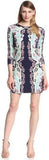 Printed Jersey Mini Dress- Midnight Multi - DESIGNER INSPIRED FASHIONS