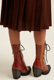 Rylee Lace-up Leather Boots