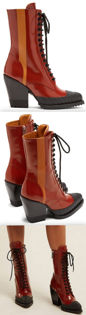 Rylee Lace-up Leather Boots