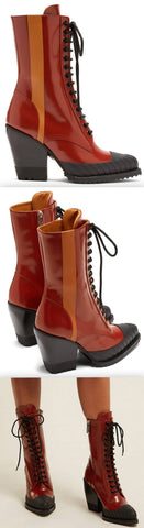 Rylee Lace-up Leather Boots