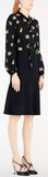 Long-Sleeve Printed Dress