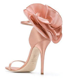 Peony Sandals - Black, Nude/Pink, Red