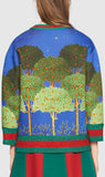 Night Garden Double Fleece Sweatshirt - DESIGNER INSPIRED FASHIONS