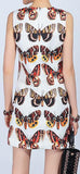 Butterfly Print Mini Dress