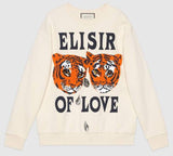 Oversize Sweatshirt with Tigers Print | DESIGNER INSPIRED FASHIONS