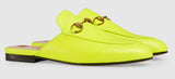 Princetown Leather Slippers - Fluorescent Pink or Fluorescent Yellow