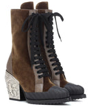 Rylee Baroque Medium Velvet Boots