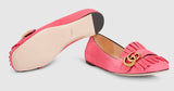 Suede Ballet Flat, Pink | DESIGNER INSPIRED FASHIONS