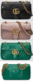 GG Marmont Matelass̩ Shoulder Bag - Black, Dusty Pink, Green