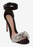 Bow Embroidered Sandals