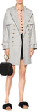 Cotton Gabardine Trenchcoat, Grey