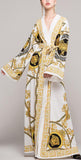 Medusa Printed Robe-Dress