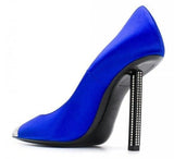 Tower 110 Satin Pumps - Black, Blue, White