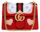 GG Marmont Leather Shoulder Bag Red - DESIGNER INSPIRED FASHIONS