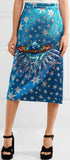 Sequin-Embellished Metallic Jacquard Midi Skirt