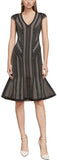 Basket Weave Jacquard Dress