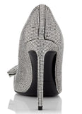 Embroidered Crystal Bow Pumps | DESIGNER INSPIRED FASHIONS