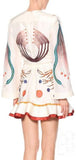 Pictorial Print Dress