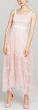 Pink Tiered sleeveless Tulle Dress