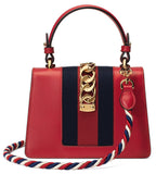 Sylvie Leather Mini Bag - Red